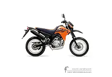 Pegatinas para Yamaha XT125X 2007 - Naranja • Yamaha Pegatinas OEM