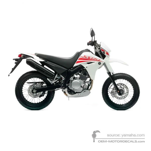Stickers voor Yamaha XT125X 2008 - Wit • Yamaha OEM Stickers