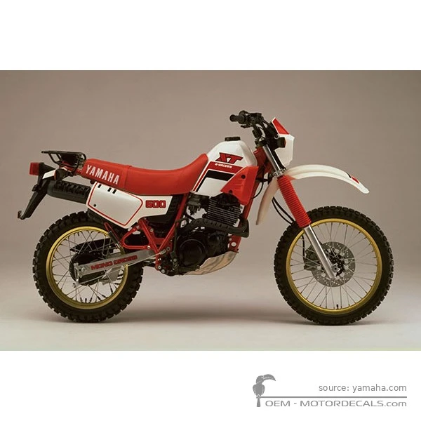 Stickers voor Yamaha XT600 1986 • Yamaha OEM Stickers