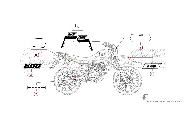 Yamaha XT600 1986