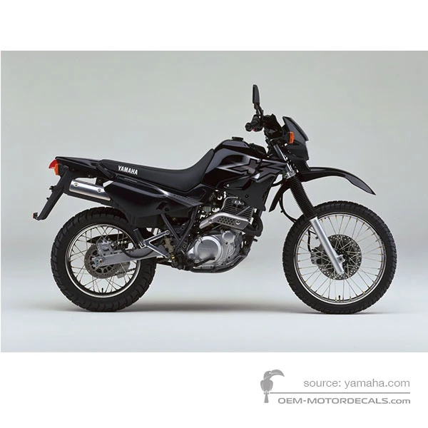 Autocollants pour Yamaha XT600E 2000 - Noir • Yamaha Autocollants OEM