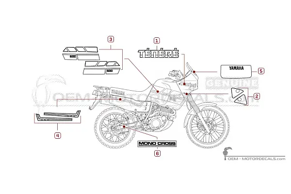 Yamaha XT600Z TENERE 1988