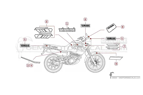 Yamaha XT600Z TENERE 1990