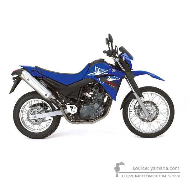 Aufkleber für Yamaha XT660R 2006 - Blau • Yamaha OEM-Aufkleber
