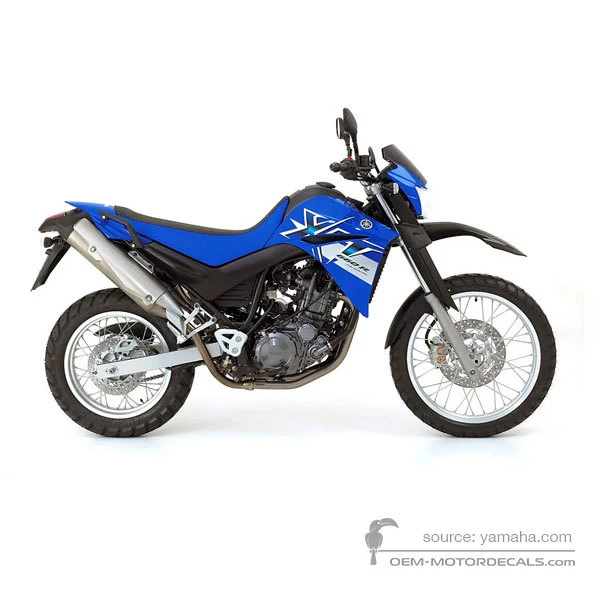 Stickers voor Yamaha XT660R 2007 - Blauw • Yamaha OEM Stickers