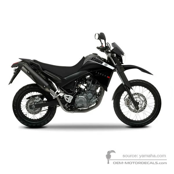 Aufkleber für Yamaha XT660R 2009 - Schwarz • Yamaha OEM-Aufkleber