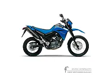 Aufkleber für Yamaha XT660R 2010 - Blau • Yamaha OEM-Aufkleber