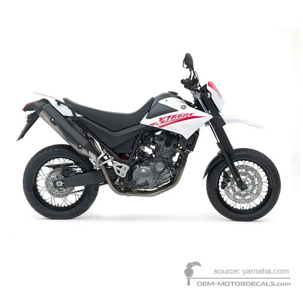 Pegatinas para Yamaha XT660X 2008 - Blanco • Yamaha Pegatinas OEM