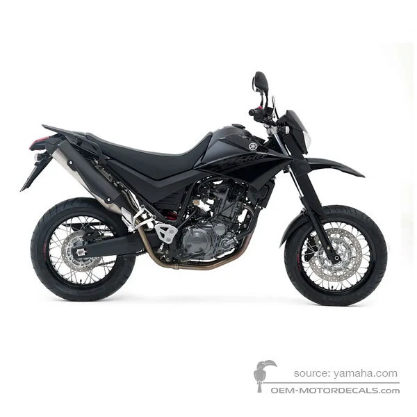 Aufkleber für Yamaha XT660X 2008 - Schwarz • Yamaha OEM-Aufkleber