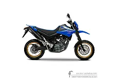 Decals for Yamaha XT660X 2009 - Blue • Yamaha OEM Decals