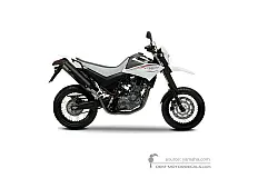 Decals for Yamaha XT660X 2009 - White • Yamaha OEM Decals
