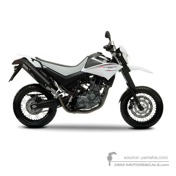 Aufkleber für Yamaha XT660X 2010 - Weiss • Yamaha OEM-Aufkleber