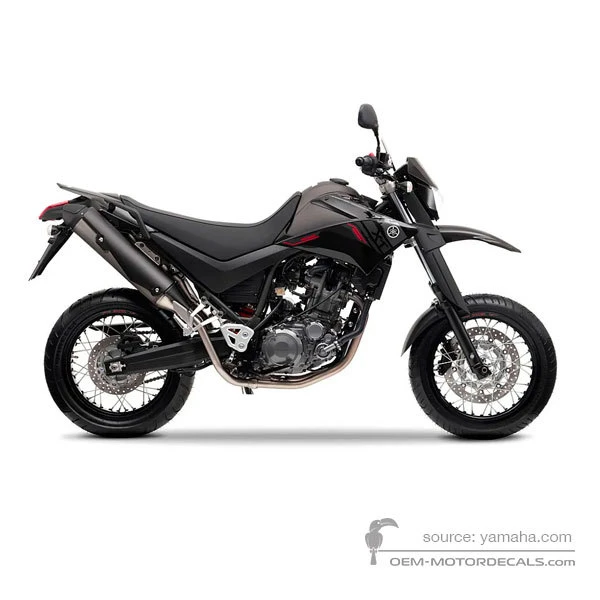Aufkleber für Yamaha XT660X 2011 - Schwarz • Yamaha OEM-Aufkleber