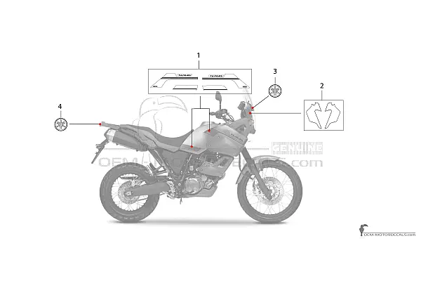 Yamaha XT660Z TENERE 2012 - Gray