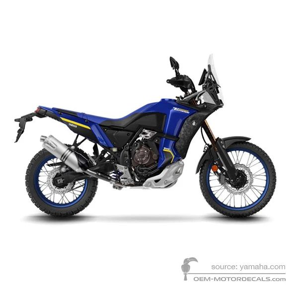 Stickers voor Yamaha XTZ690 | TENERE 700 2022 World Raid - Blauw • Yamaha OEM Stickers