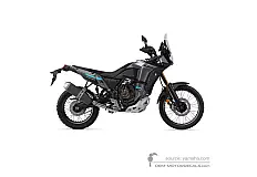 Adesivi per Yamaha XTZ690 | TENERE 700 2024 World Raid - Grigio scuro • Yamaha Adesivi OEM