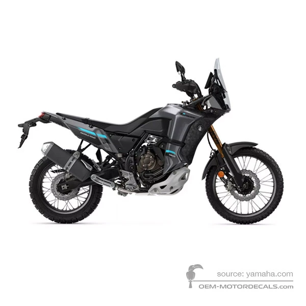 Aufkleber für Yamaha XTZ690 | TENERE 700 2024 World Raid - Dunkelgrau • Yamaha OEM-Aufkleber