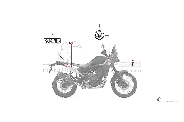 Yamaha XTZ690 | TENERE 700 2025 - Blau