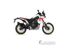 Stickers voor Yamaha XT690 TENERE 700 RALLY 2022 - Wit • Yamaha OEM Stickers