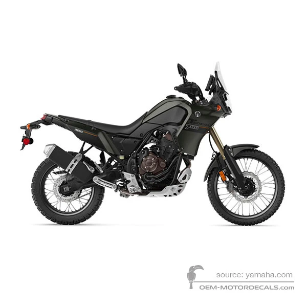 Pegatinas para Yamaha XTZ690 TENERE 700 2023 - Gris • Yamaha Pegatinas OEM