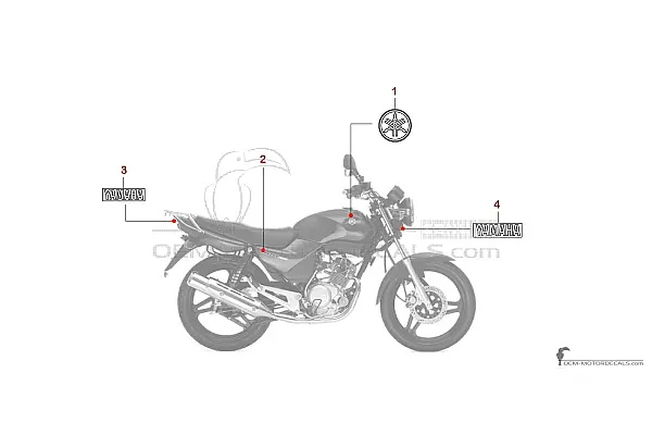 Yamaha YBR125 2005 - Zwart