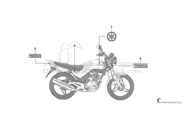 Yamaha YBR125 2006 - Gray