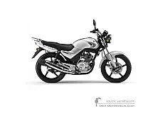 Aufkleber für Yamaha YBR125 2007 - Grau • Yamaha OEM-Aufkleber