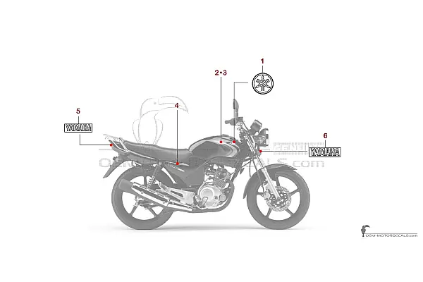 Yamaha YBR125 2007 - Zwart