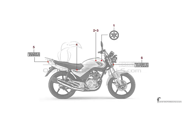 Yamaha YBR125 2007 - Grau