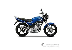 Pegatinas para Yamaha YBR125 2009 - Azul • Yamaha Pegatinas OEM