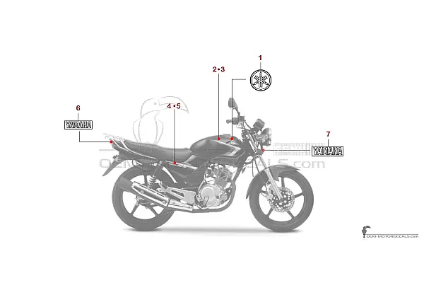 Yamaha YBR125 2009 - Noir