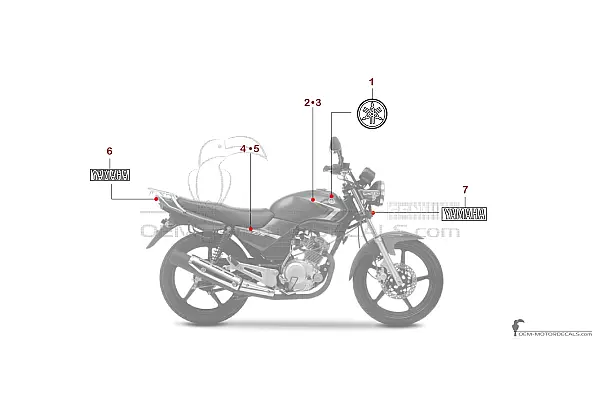 Yamaha YBR125 2009 - Azul