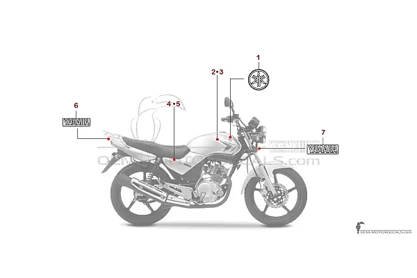 Yamaha YBR125 2009 - Grau