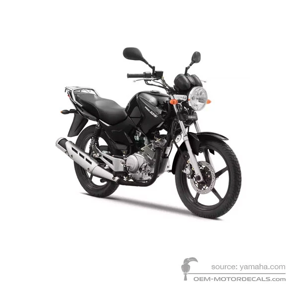 Decals for Yamaha YBR125 2010 - Black • Yamaha OEM Decals