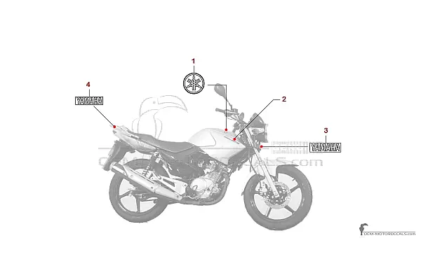 Yamaha YBR125 2010 - Grau