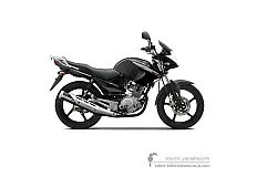 Pegatinas para Yamaha YBR125 2014 - Negro • Yamaha Pegatinas OEM