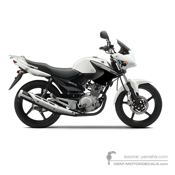 Adesivi per Yamaha YBR125 2014 - Bianco • Yamaha Adesivi OEM