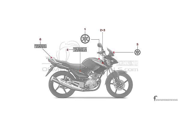 Yamaha YBR125 2014 - Negro