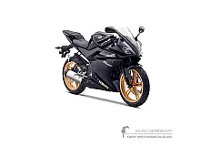 Stickers voor Yamaha YZF R125 2010 - Zwart • Yamaha OEM Stickers