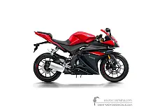 Aufkleber für Yamaha YZF R125 2016 - Rot • Yamaha OEM-Aufkleber