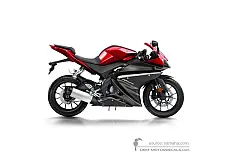 Decals for Yamaha YZF R125 2017 - Red • Yamaha OEM Decals