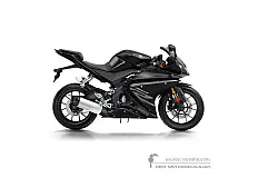 Autocollants pour Yamaha YZF R125 2018 - Gris • Yamaha Autocollants OEM