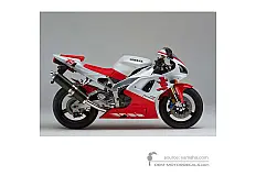 Aufkleber für Yamaha YZF R1 1998 - Weiss • Yamaha OEM-Aufkleber