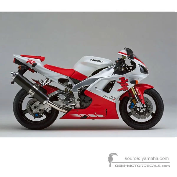Pegatinas para Yamaha YZF R1 1998 - Blanco • Yamaha Pegatinas OEM