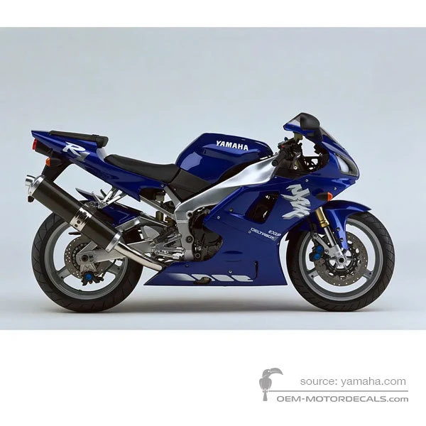 Autocollants pour Yamaha YZF R1 1998 - Bleu • Yamaha Autocollants OEM