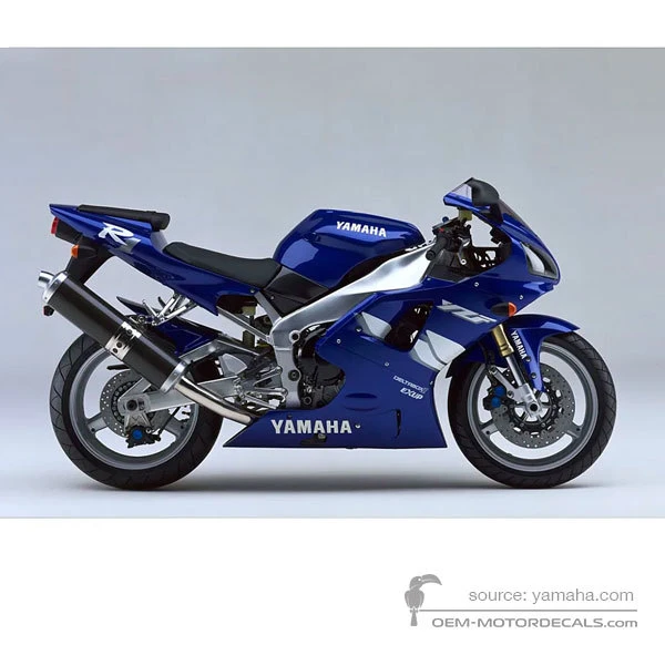 Adesivi per Yamaha YZF R1 1999 - Blu • Yamaha Adesivi OEM