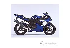 Adesivi per Yamaha YZF R1 2002 - Blu • Yamaha Adesivi OEM