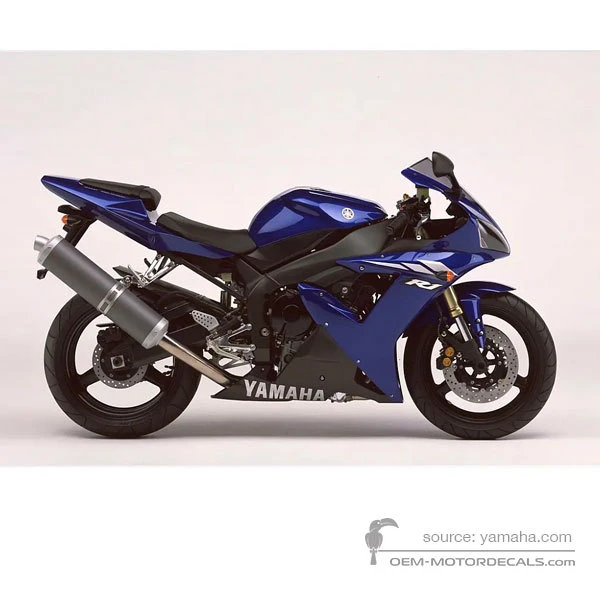 Pegatinas para Yamaha YZF R1 2003 - Azul • Yamaha Pegatinas OEM