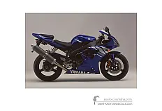 Stickers voor Yamaha YZF R1 2003 - Blauw • Yamaha OEM Stickers