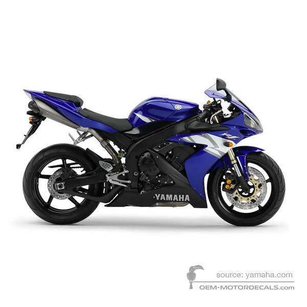 Stickers voor Yamaha YZF R1 2004 - Blauw • Yamaha OEM Stickers